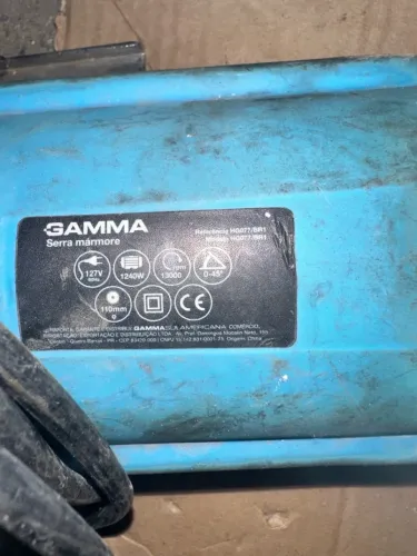 Serra Mármore Gamma HG077/BR1 1240W 110mm