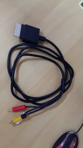 Cabo AV Rca Áudio e Vídeo para Xbox 360/ Xbox 360 Super Slim
