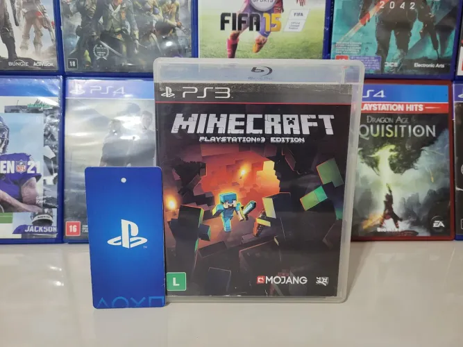 Minecraft PS3 - CD Original Mídia Física Usado