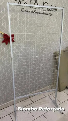 Expositor tipo biombo de chão 