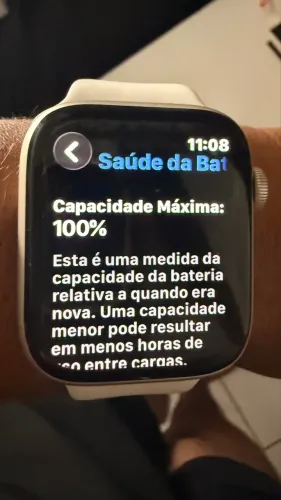 Apple Watch Series 9 Gps Caixa Estelar De Alumínio 45 Mm Pulseira Esportiva Estelar