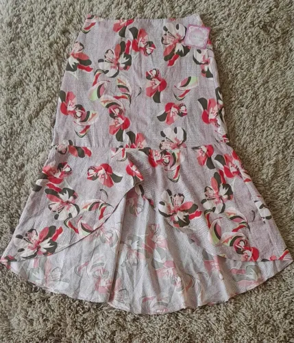 Saia Midi Floral Elegante