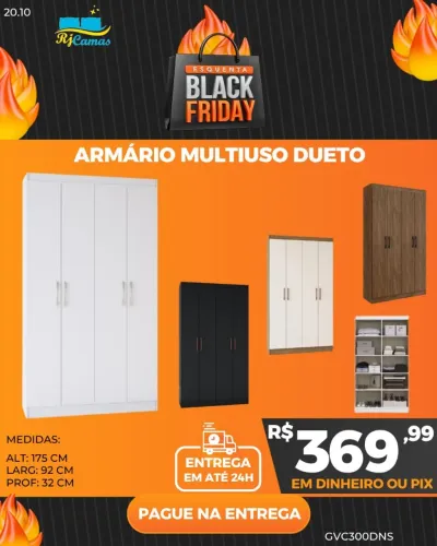 Armário Multiuso Dueto (Pague na entrega)