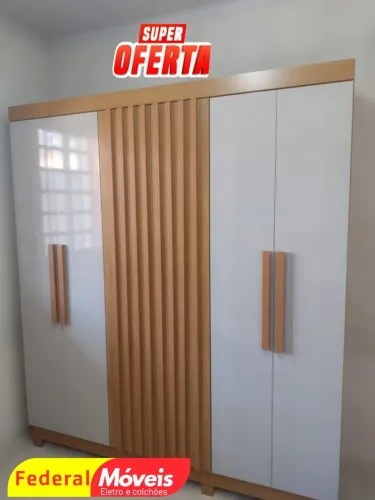 Guarda Roupa 6 Portas Novo - Organize Tudo com Estilo!