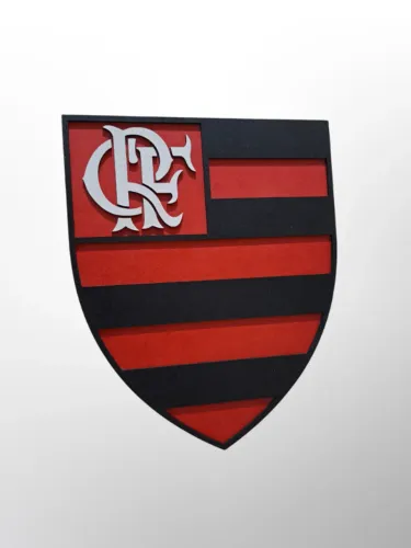 Escudo do Flamengo em MDF