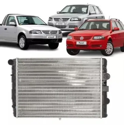 Radiador VW Gol Parati Saveiro Sem ar G2 G3 G4 Ap 1.6 1.8 2.0 1995 / 2008 