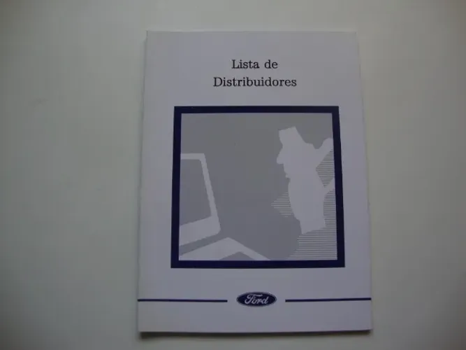 Livreto Lista de Distribuidores Ford ano 2003/2004.