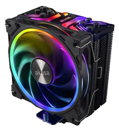 Premium Cpu Cooler Akasa Soho H4 - Argb Pwm 120mm Tdp 185w