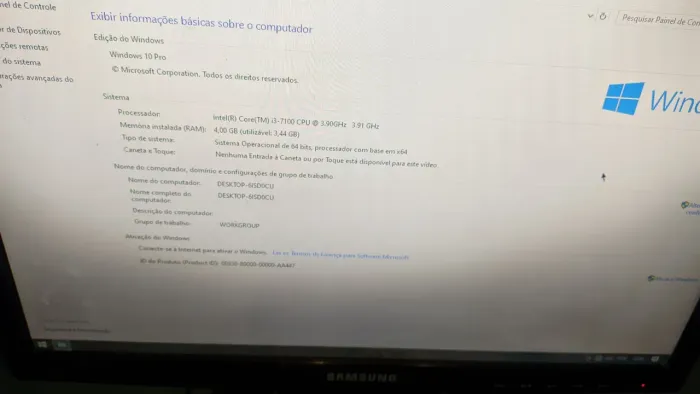 Pc completo i3 ddr4 sétima geração 