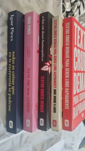 Livros de Igor Pires (Textos Cruéis Demais)