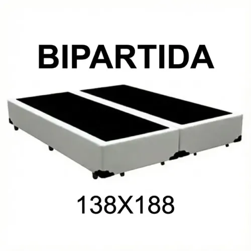 base box bi partida reforçada com 12 pezinhos - novas