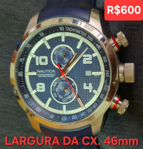 RELÓGIO NÁUTICA CRONOGRAPH