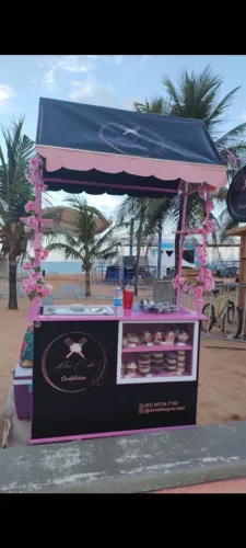 Carrinho para confeitaria e doces
