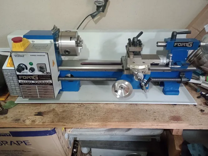 Mini torno mecânico 350mm