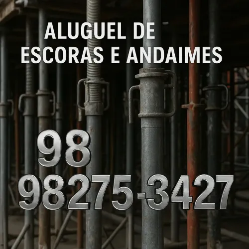 Aluguel de Escoras e Andaimes
