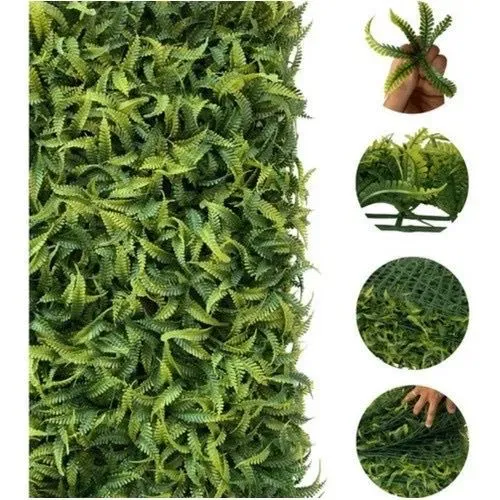 16 Placas de Planta Artificial 40x60 cm - Folhagem para Decoração