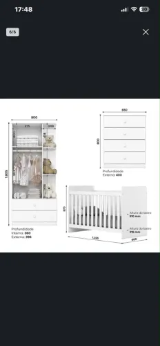 Quarto de bebê completo