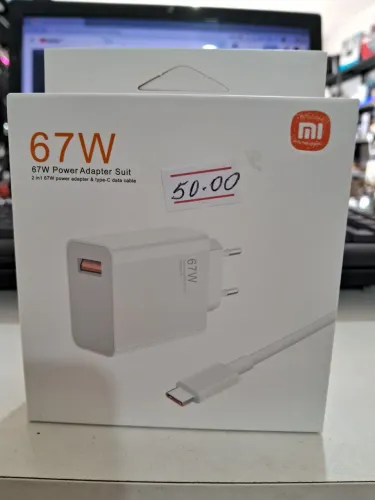Carregador Xiomi 67 W Tipo C
