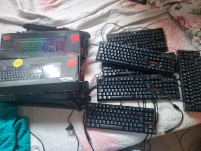 Lote Teclado Mecânico Red Dragon