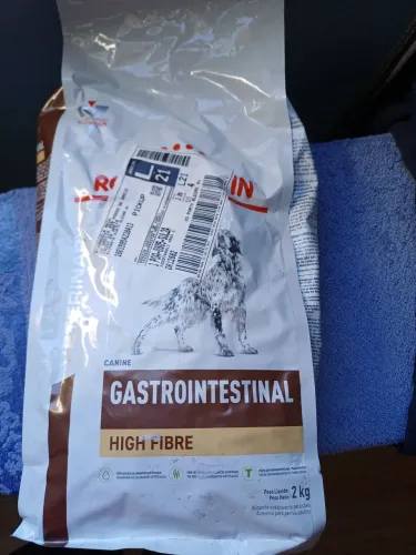 Ração nova Royal Canin gastrointestinal High Fibre 
