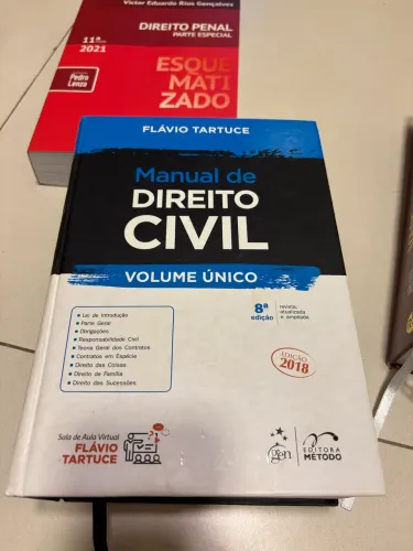 Manual de direito civil vol único Flavio tartuce