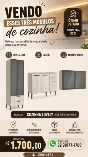 jogo de armário de cozinha 