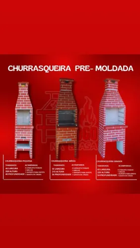Churrasqueira pré moldada