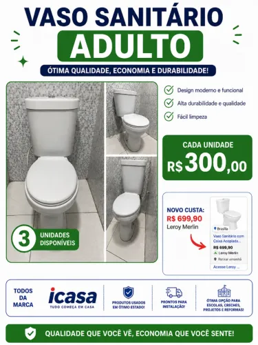 Vasos Sanitários - Adulto ICASA
