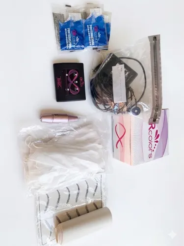 Kit Dermógrafo GR Colors Basic Original Completo para Micropigmentação