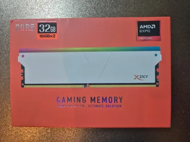 DDR5 V-Color Manta XSky 32GB(2x16) 6000 MHz CL30 RGB / SK Hynix / EXPO