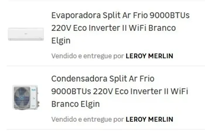 AR Condicionado 9000 BTUS
