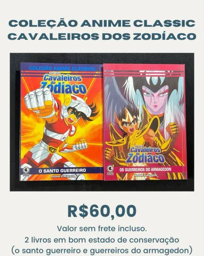 Coleção anime classics cavaleiros dos zodíaco