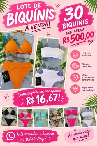 Lotes de biquínis para revenda