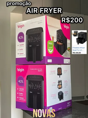 PROMOÇÃO AIR FRYER NOVA R$200