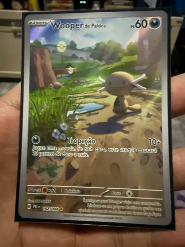 Carta Wooper de Paldea 102/094 - Fogo Fantasmagórico