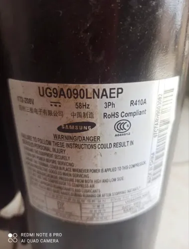 Motor compressor de ar condicionado - Valor pra vender logo!