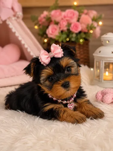 Uma linda yorkshire mini fêmea para você! Promoção 