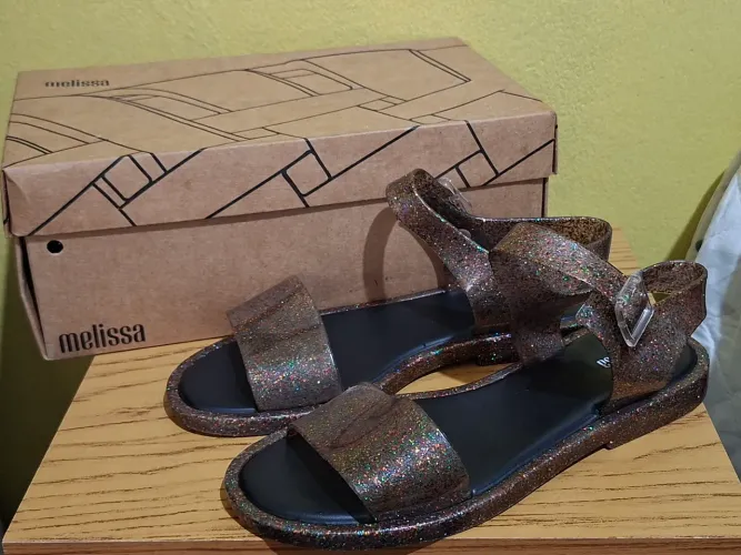 Sapato Melissa Mar Sandal Holográfico