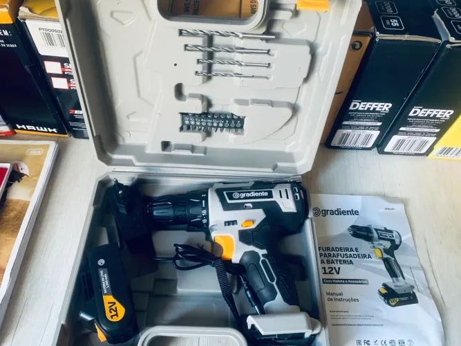 Furadeira Parafusadeira GRADIENTE 12V