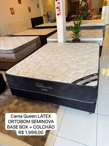 Colchão Queen ORTOBOM SEMINOVO TOP - Entrego!