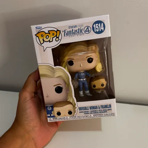 Funko Pop Invisible Woman - Mulher Invisível - 1514 - Quarteto Fantástico - Vingadores