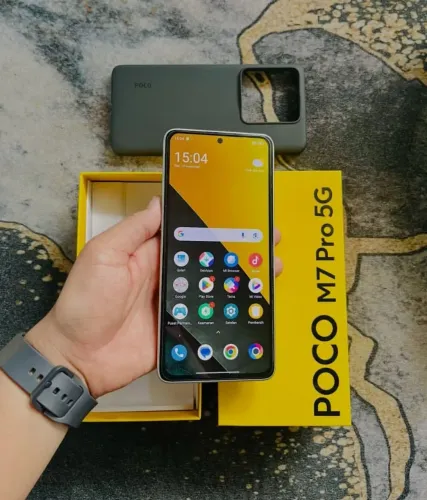 Poco M7 Pro 5G 256GB com NFC completo na caixa!
