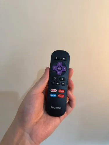 Controle Compatível Roku Tv Express Botão Netflix Hbo Go FBG-9142