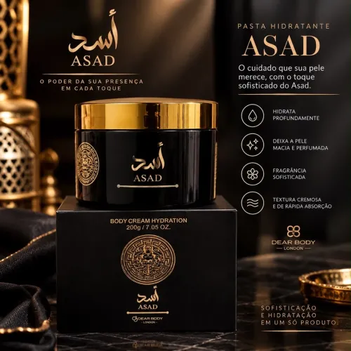 Pasta Hidratante Corporal Asad 200g - Dear Body London