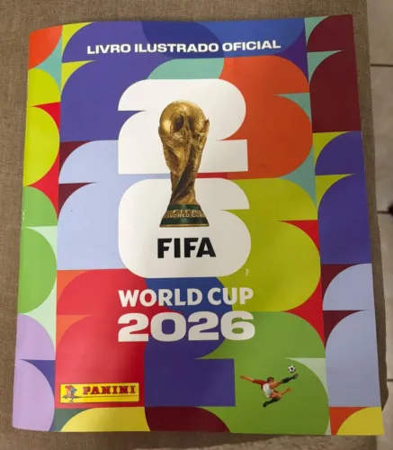 Álbum da Copa 2026 (71% completo) + 80 figurinhas repetidas