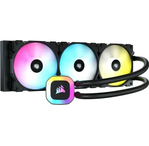 Water Cooler Corsair H150 RGB, 360mm, AMD/Intel, Preto