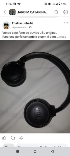 Fone de ouvido JBL