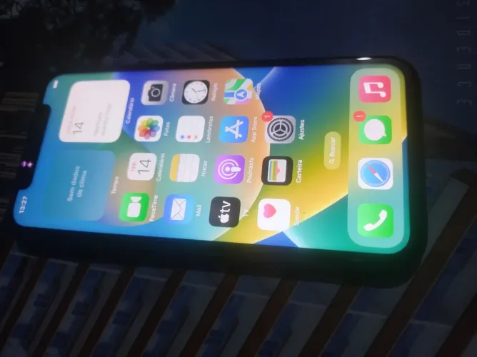 I phone x de 256 GB em ótimo estado