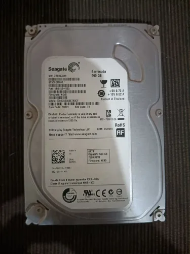 Hd seagate barracuda 500gb