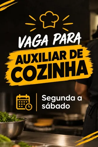 Auxiliar de cozinha
